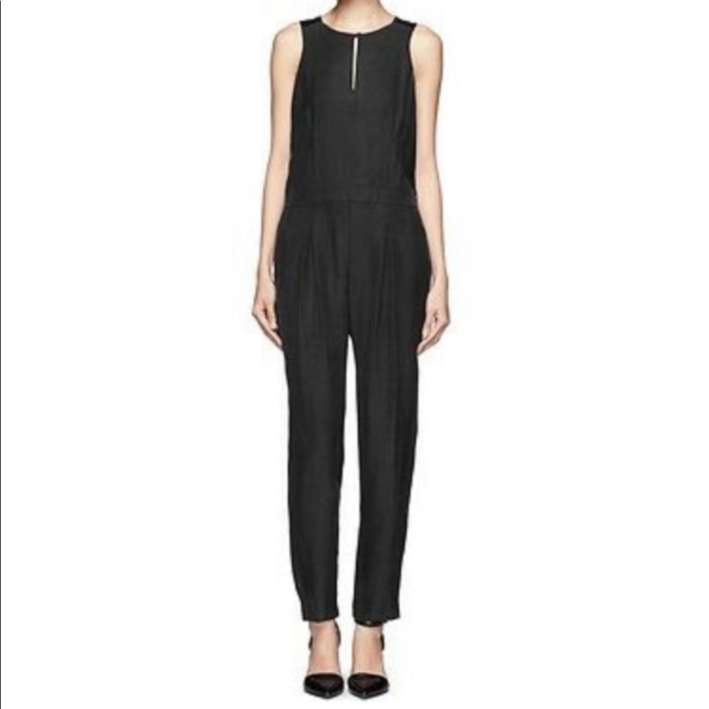 rag & bone Black Sleeveless Jumpsuit